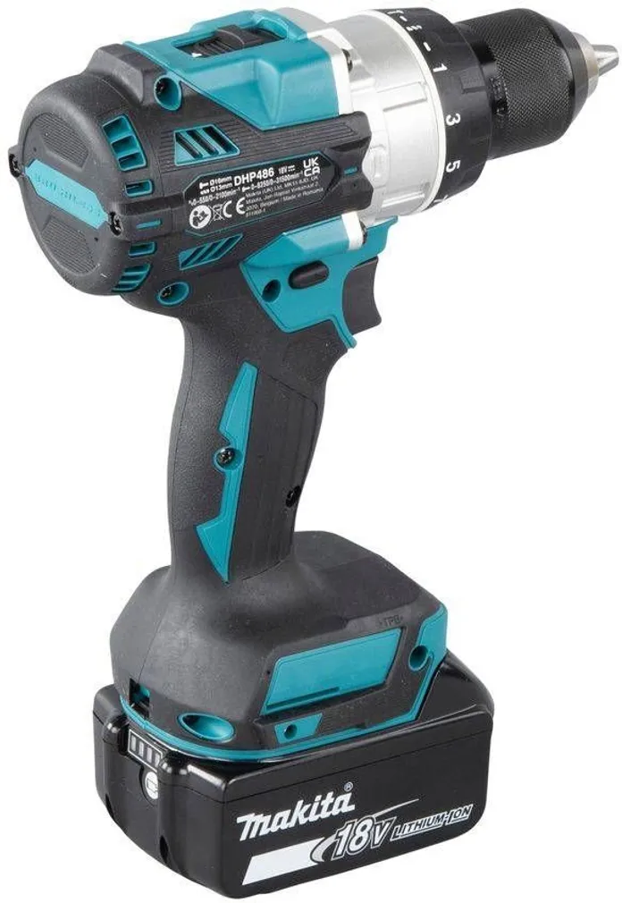 AKULÖÖKTRELL MAKITA DHP486RTJ 18V 2X5AH 130/65NM HARJADETA