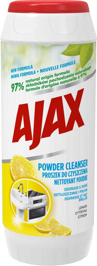 KÜÜRIMISPULBER AJAX LEMON 450G