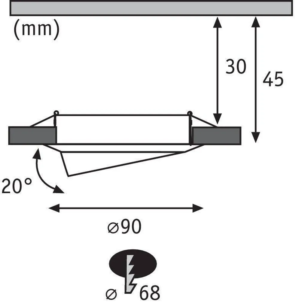 ALLVALGUSTI PAULMANN BASE COIN 5W 370LM 3000K SUUNATAV METALL 3TK PAKIS