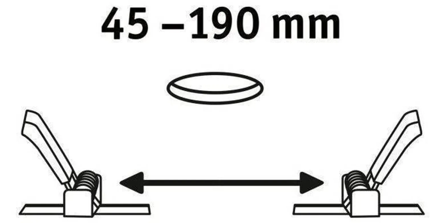 ALLVALGUSTI PAULMANN VARIFIT VELUNA 17W 1850LM 3000K IP44 185X185