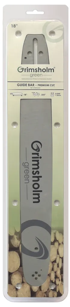 JUHTPLAAT GRIMSHOLM PREMIUM CUT 18" 0,325" 0,058" 1,5MM