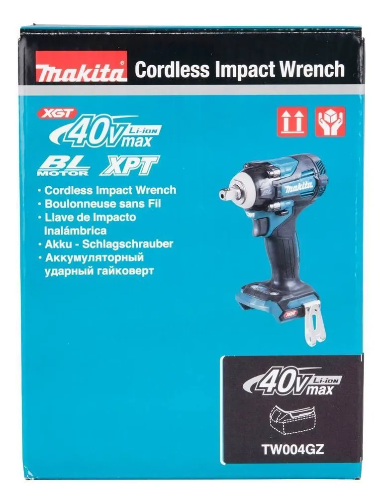 AKUMUTRIKEERAJA MAKITA TW004GZ 40V MAX XGT 1/2" AKU JA LAADIJATA