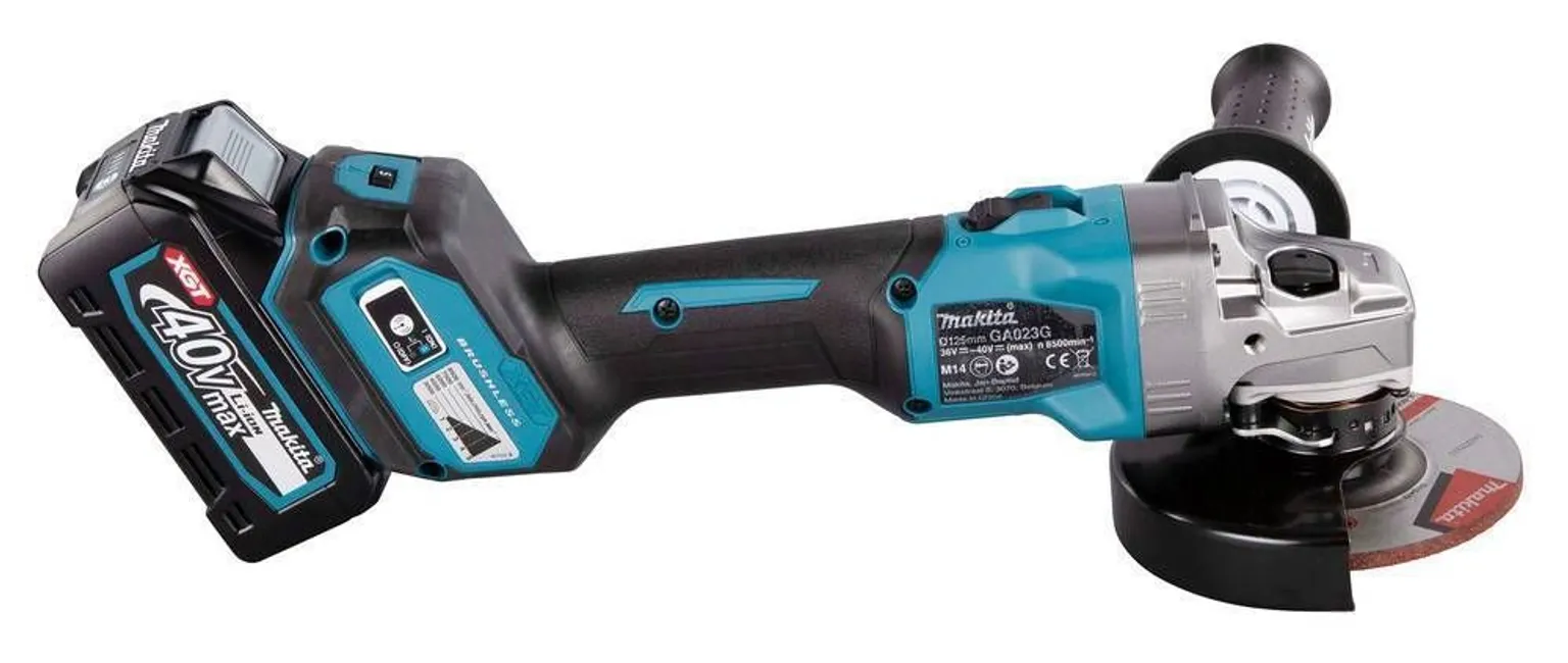 AKUNURKLIHVIJA MAKITA GA023GM201 40V MAX XGT 125MM 2X4,0AH