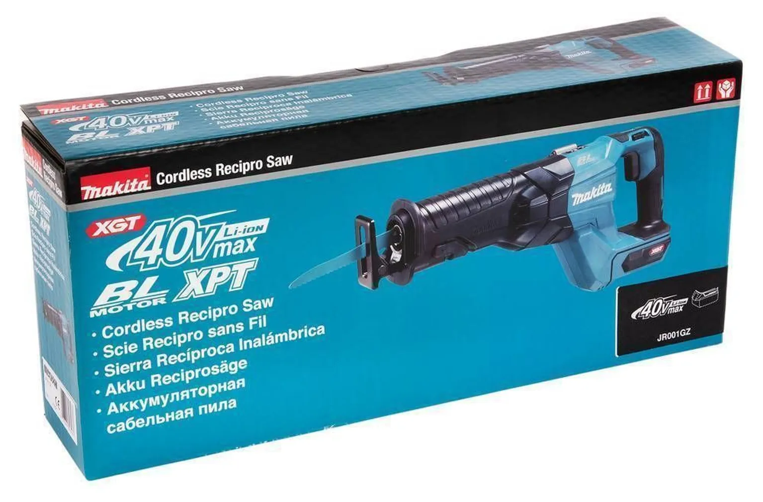 AKUUNIVERSAALSAAG MAKITA JR001GZ 40V MAX XGT AKU JA LAADIJATA