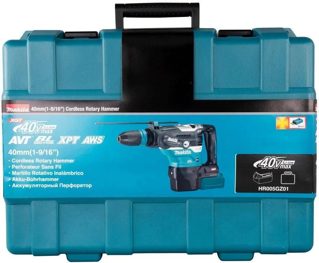 AKUPUURVASAR MAKITA XGT 40V 8J AKU JA LAADIJATA