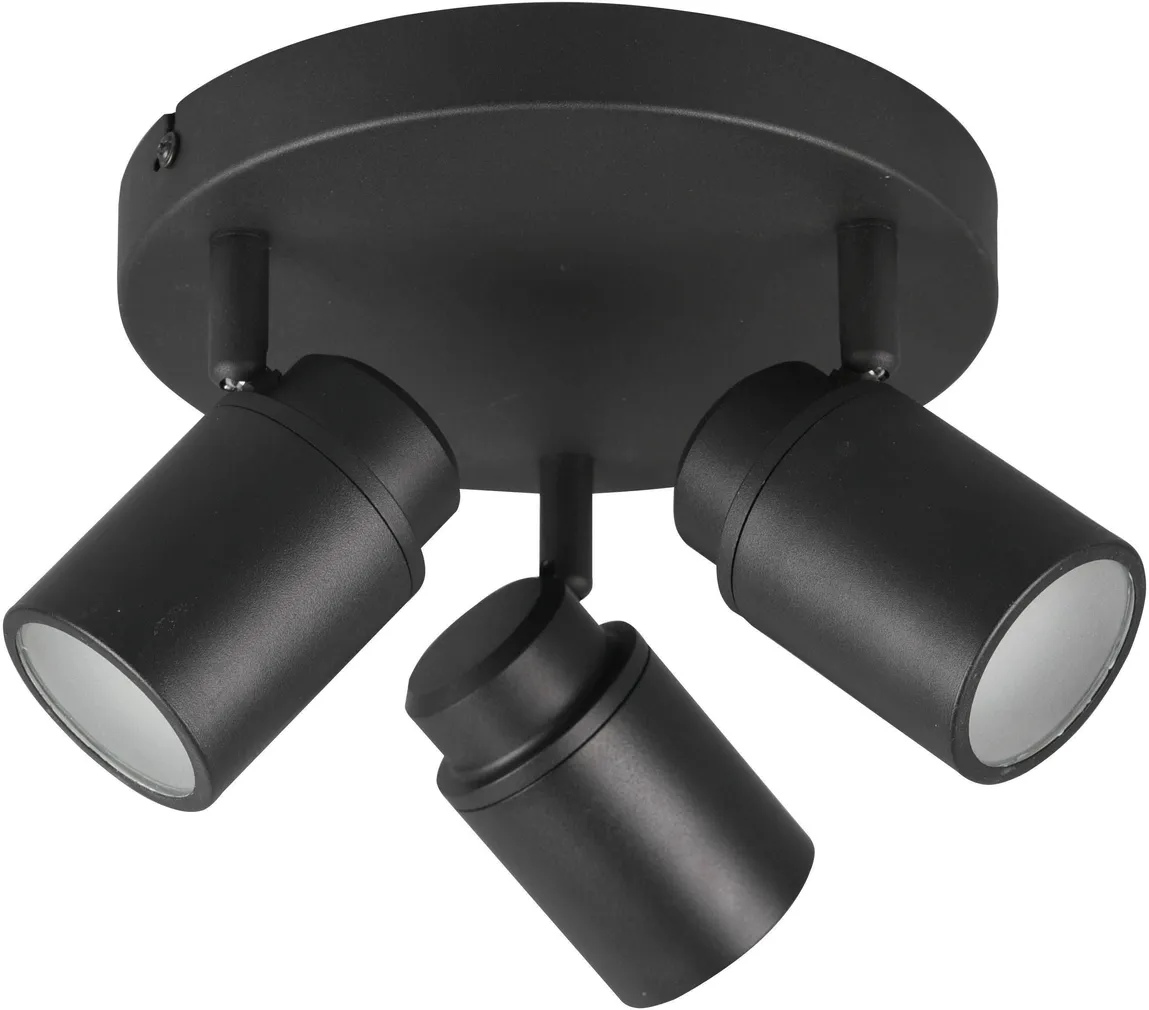 VANNITOAVALGUSTI TRIO ANGELO 3X5W LED GU10 MUST