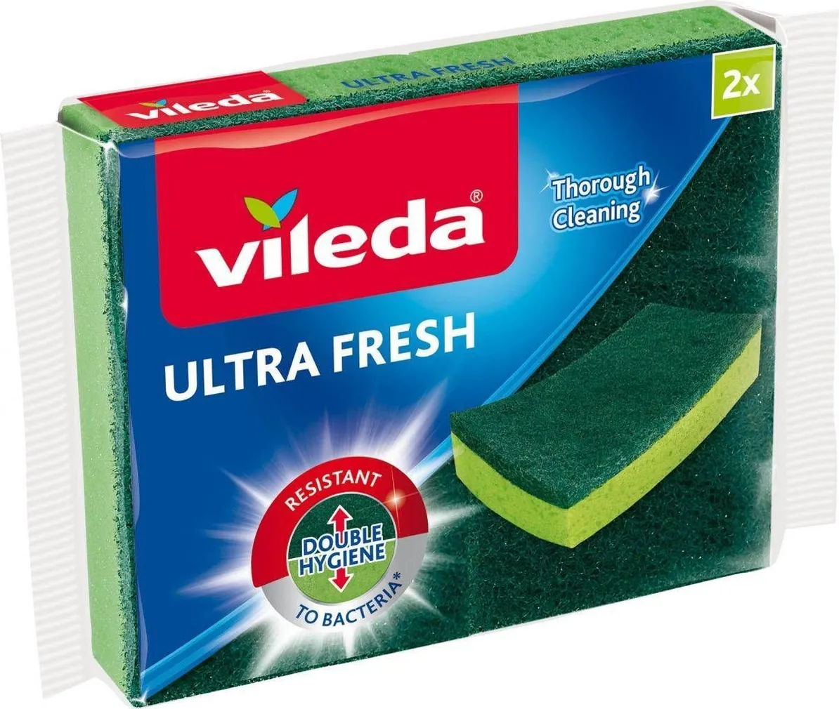 KÜÜRIMISSVAMMID ANTIBAKTERIAALSED VILEDA ULTRA FRESH 2TK PAKIS