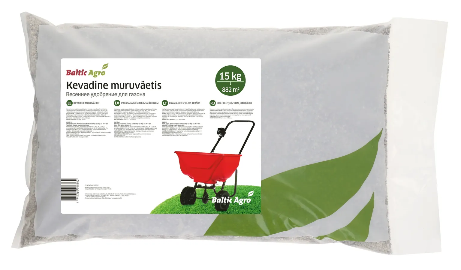 KEVADINE MURUVÄETIS BALTIC AGRO 15KG 