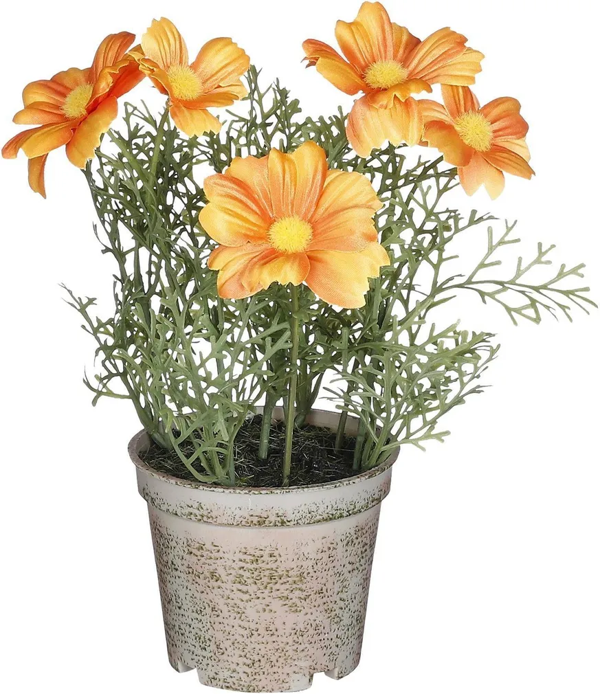 KUNSTLILL MICA KARIKAKAR POTIS 21,5X13CM, ORANŽ