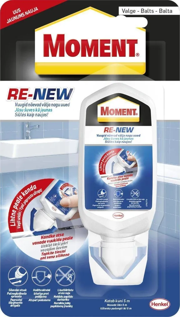 SILIKOONIVÄRSKENDAJA MOMENT RENEW 80ML