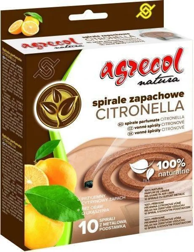 SUITSUSPIRAAL AGRECOL CITRONELLA NATURA 10TK PAKIS