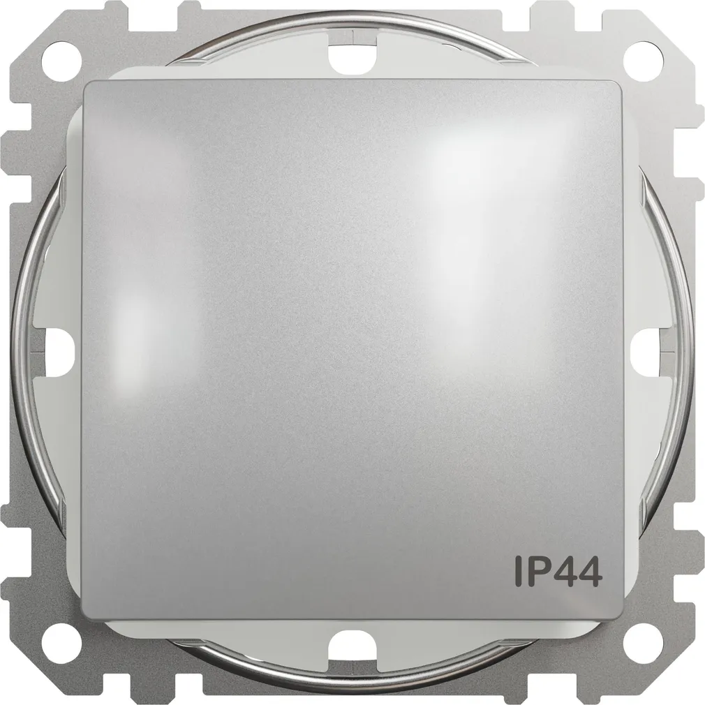 LÜLITI 1-NE VEKSEL IP44 SCHNEIDER-ELECTRIC SEDNA DESIGN ALU