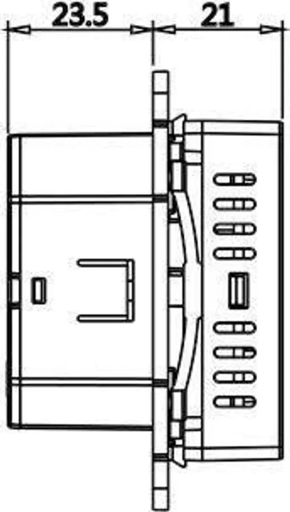 TERMOSTAAT HEBER HT-155 55X55MM 16A 220V PUUTETUNDLIK VALGE