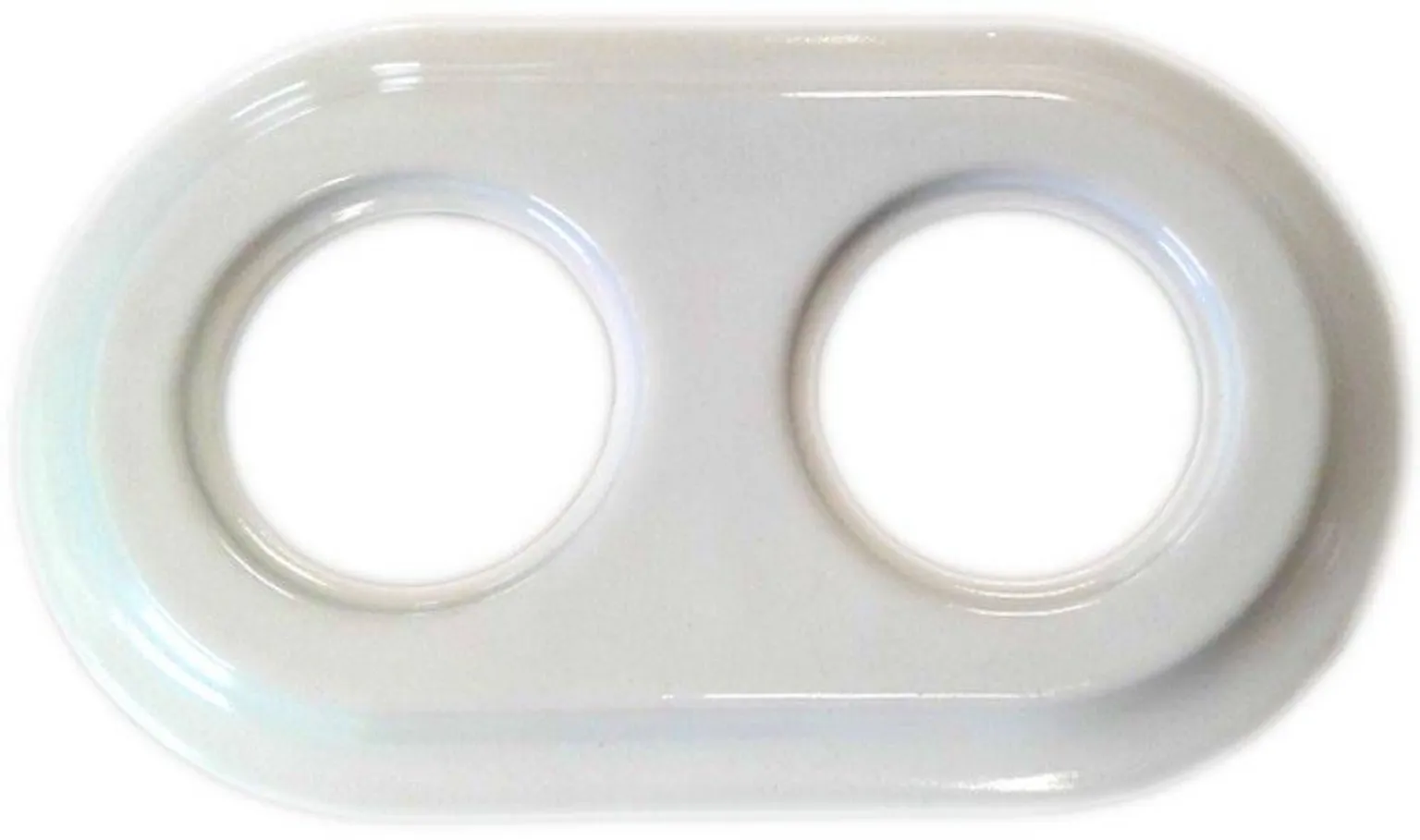 RAAM 2-NE FENDE SÜV KERAAMILINE VALGE