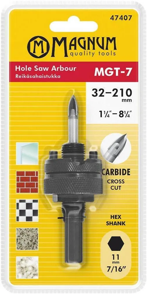 AUGUFREES MAGNUM TEEMANT KINNITUSVARS MGT-7 11MM