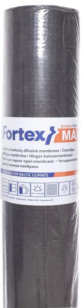 KATUSE ALUSKATE FORTEX MAX 2 TEIBIGA, HINGAV 75M² 160G/M²