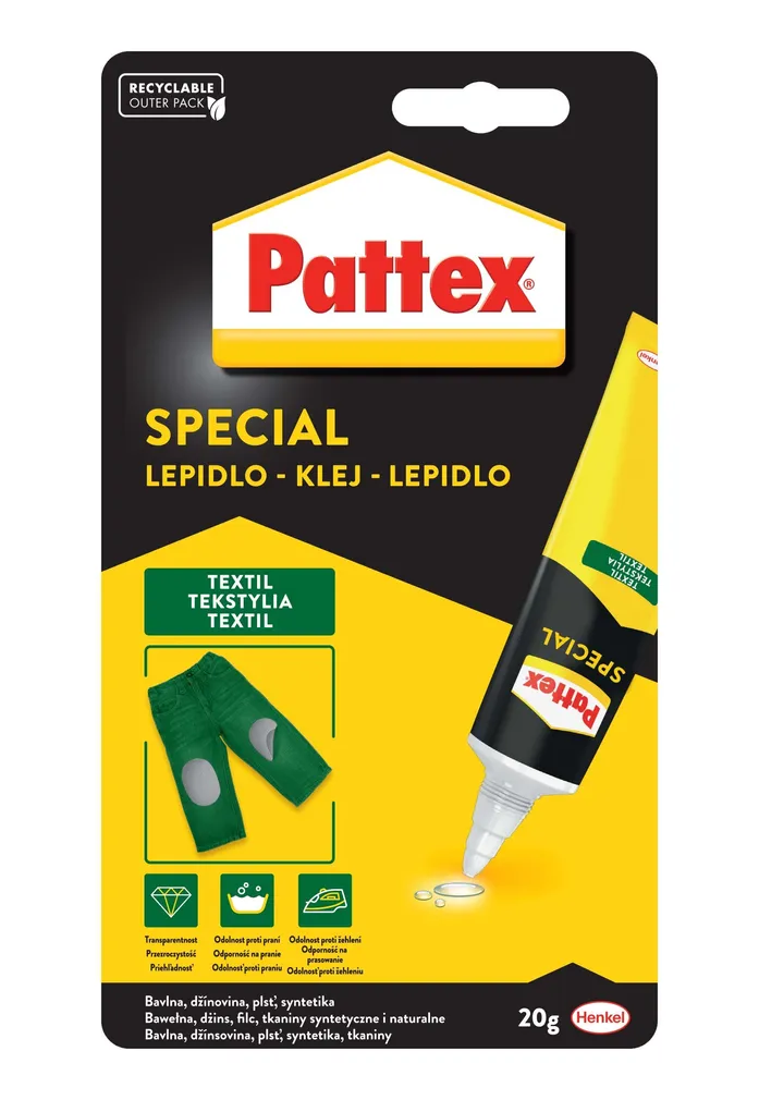 TEKSTIILILIIM PATTEX TEXTILE REPAIR 20G