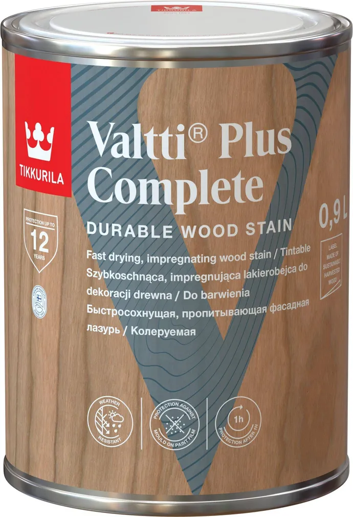PUIDULASUUR TIKKURILA VALTTI PLUS COMPLETE EP BASE 0,9L MATT