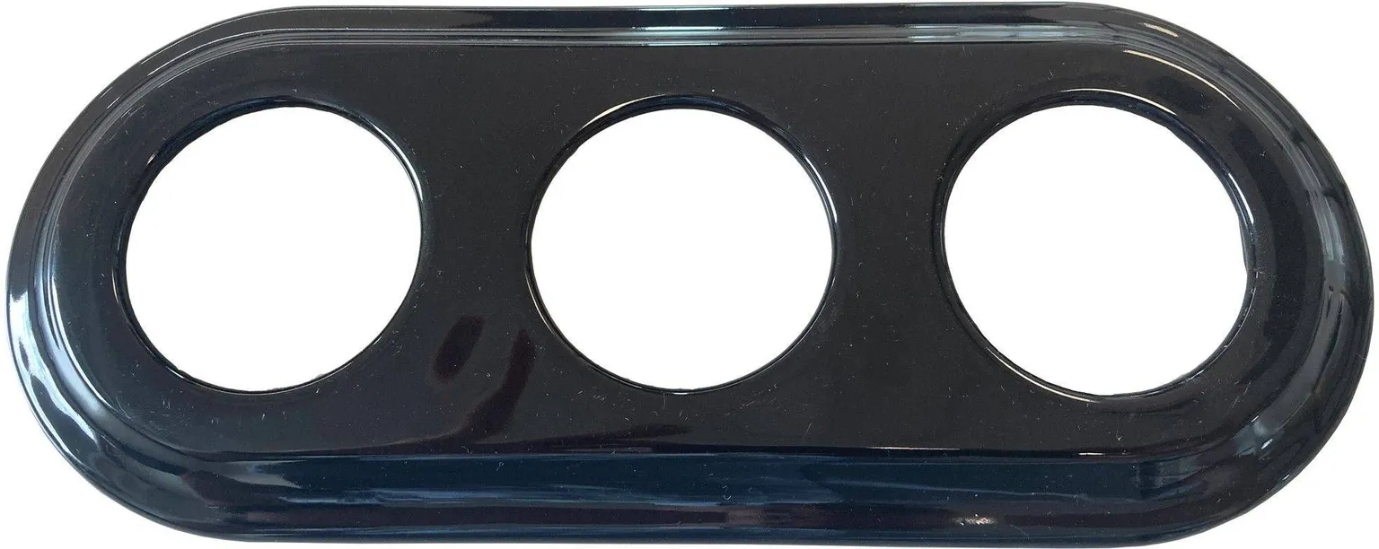 RAAM 3-NE FENDE SÜV KERAAMILINE MUST