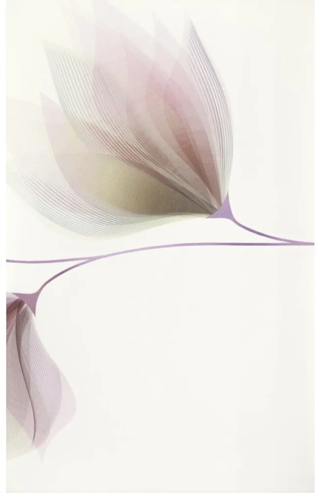 SEINAPLAAT CERSANIT LORIS WHITE INSERTO FLOWER 40X25CM 2TK KOMPLEKTIS