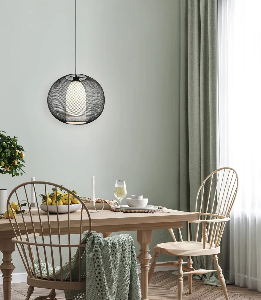 LAELAMP TRIO FILO E27 60W MATT MUST