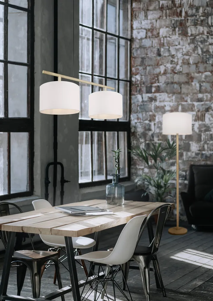 LAELAMP TRIO KORBA 2X60W E27 VALGE