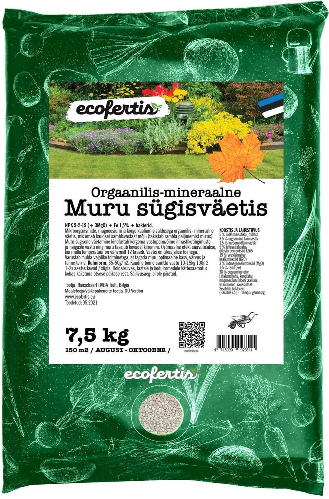 SÜGISVÄETIS ECOFERTIS MURU 3KG