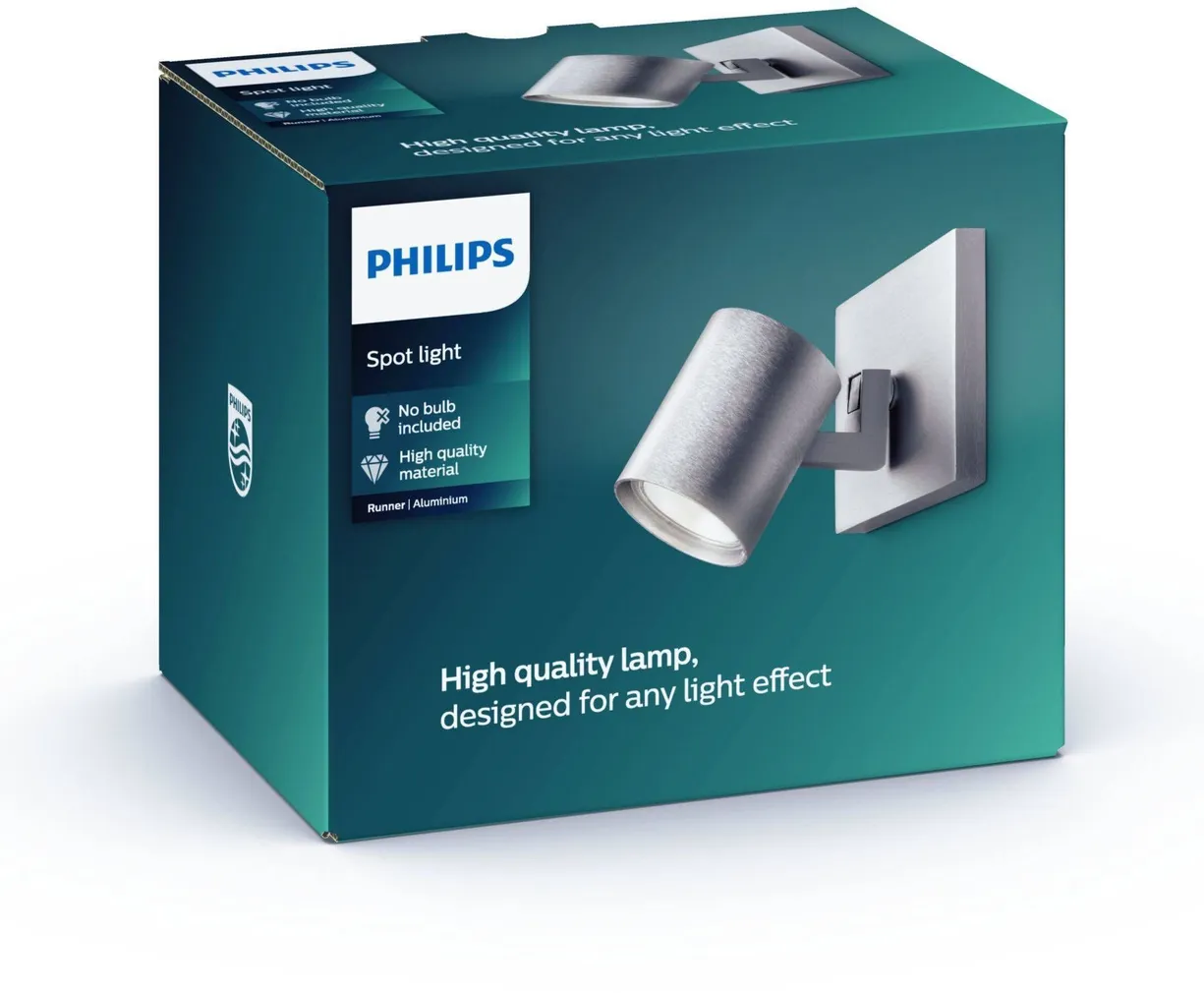 KOHTVALGUSTI PHILIPS RUNNER 50W GU10 ALUMIINIUM
