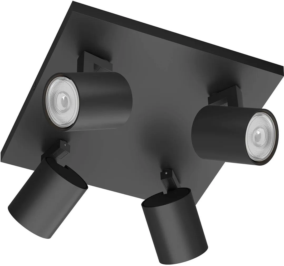 KOHTVALGUSTI PHILIPS RUNNER 4X50W GU10 MUST