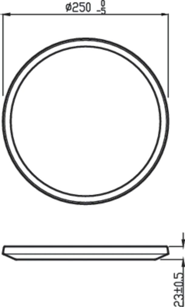 VANNITOAVALGUSTI PHILIPS SUPERSLIM 15W 2700K SSW IP44 MUST