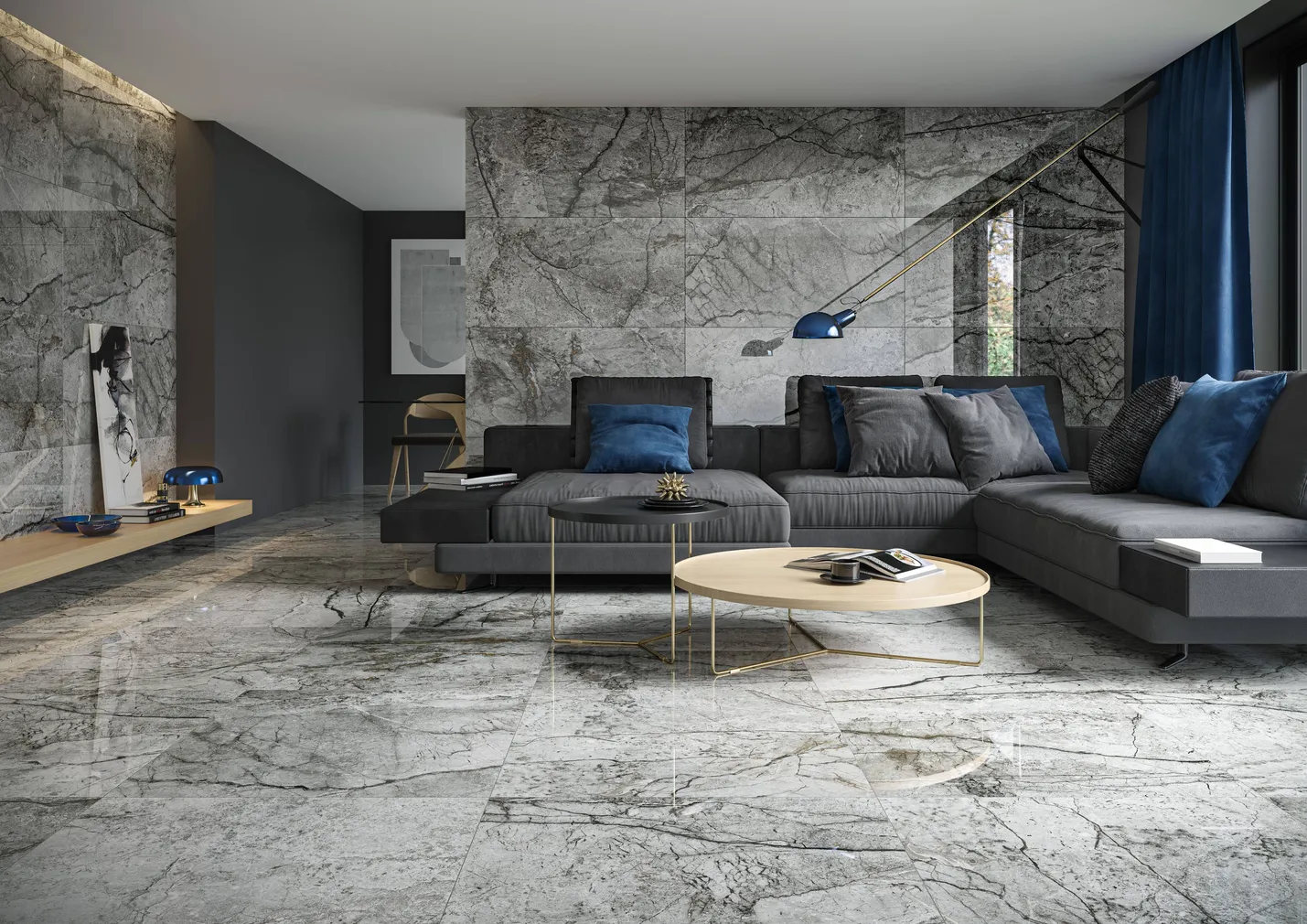 PÕRANDAPLAAT OPOCZNO ESSENTIAL GREY POLISHED 59,8X59,8 G1 1,07M2 PAKIS