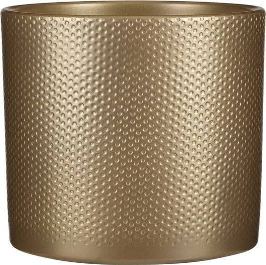 ÜMBRISPOTT MICA DECORATIONS ERA Ø23X21,5CM KULDNE