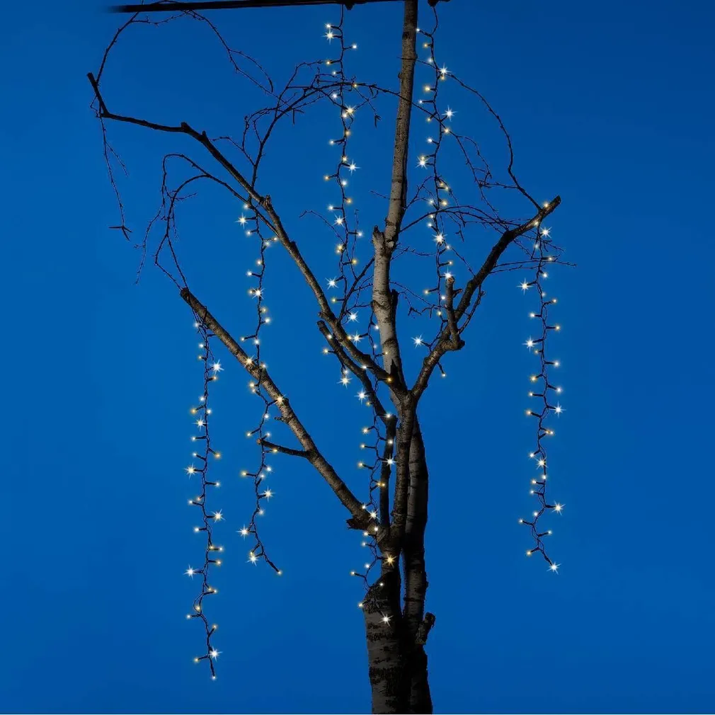 JÕULUVALGUSTUS LUMINEO PUULE RIPPUV KOBAR, 8 FUNKTS. IP44 80CM