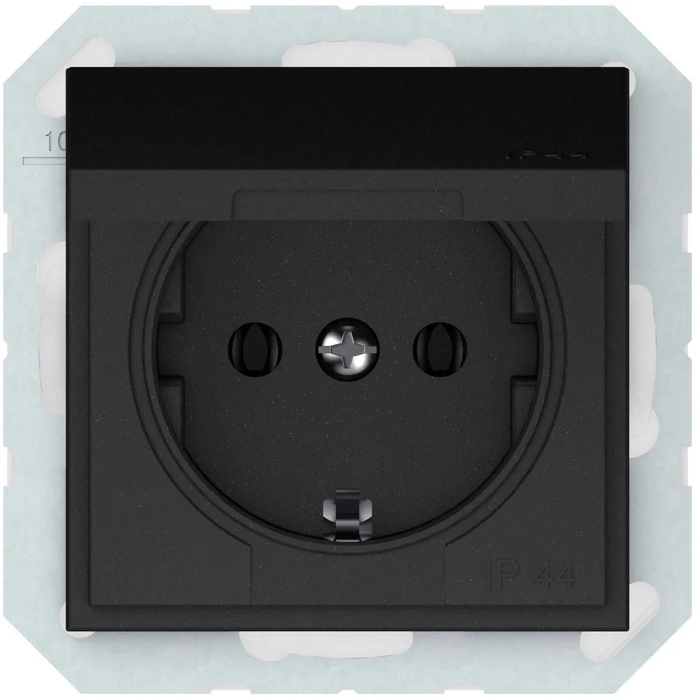 PISTIKUPESA VILMA MAANDUSEGA IP44 QR MUST RAAMITA