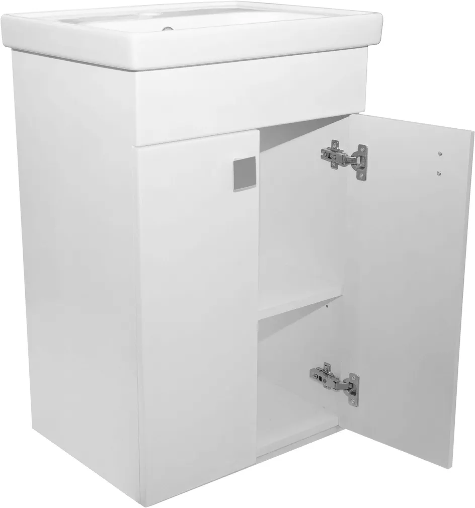 VALAMUKAPP AQUALINE 50T 50X38X75CM VALAMUGA VALGE