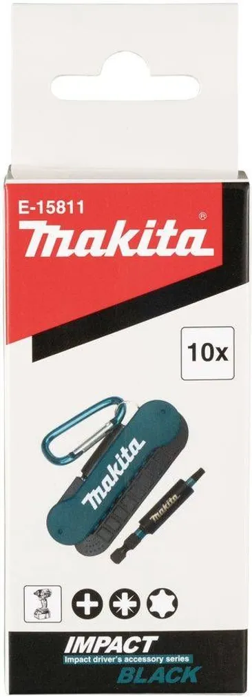 OTSIKUTE KOMPLEKT 10-OSA MAKITA IMPACT BLACK