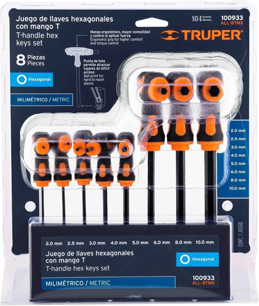 T-SABAGA KUUSKANT KRUVIKEERAJATE KOMPLEKT TRUPER 2-10MM 8-OSALINE