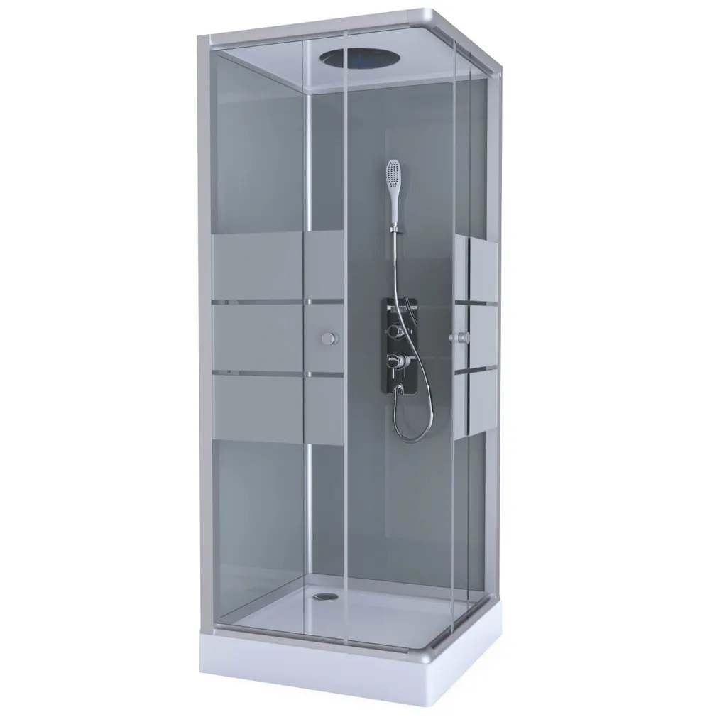 DUŠIKABIIN HARMA LUUNA 90X90X215, MADAL ALUS