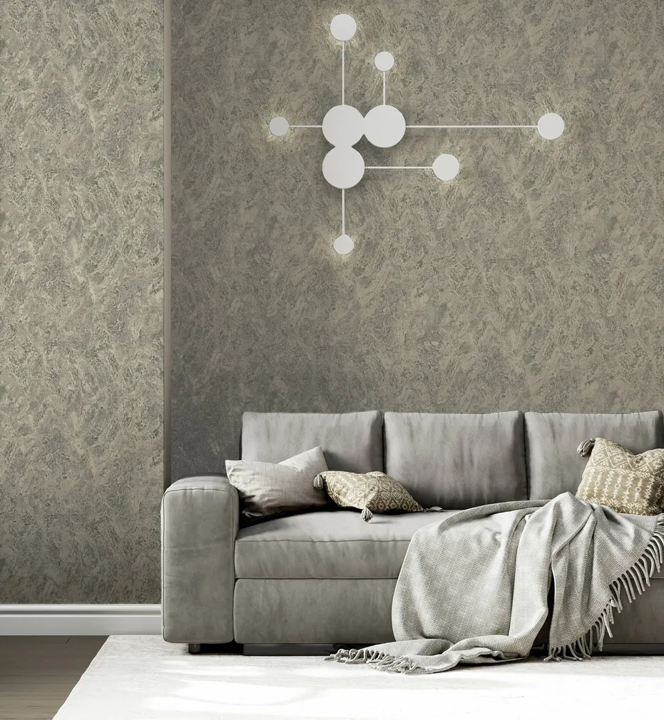 TAPEET ARTHOUSE MARBLE PATINA CHARCOAL NATURAL 0,53X10,05M