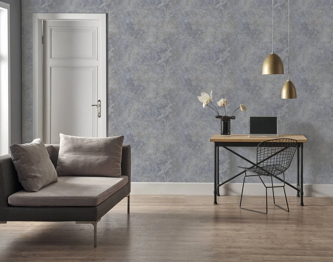 TAPEET ARTHOUSE MODERN RAFFIA NATURAL&GREY 0,53X10,05M