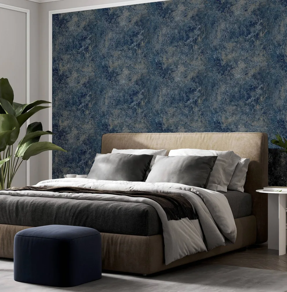 TAPEET ARTHOUSE MODERN RAFFIA NAVY&NATURAL 0,53X10,05M