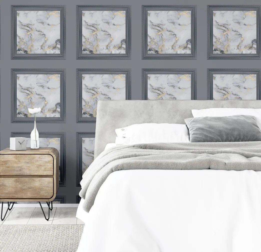 TAPEET ARTHOUSE BAHIA PANEL CHARCOAL 0,53X10,05M