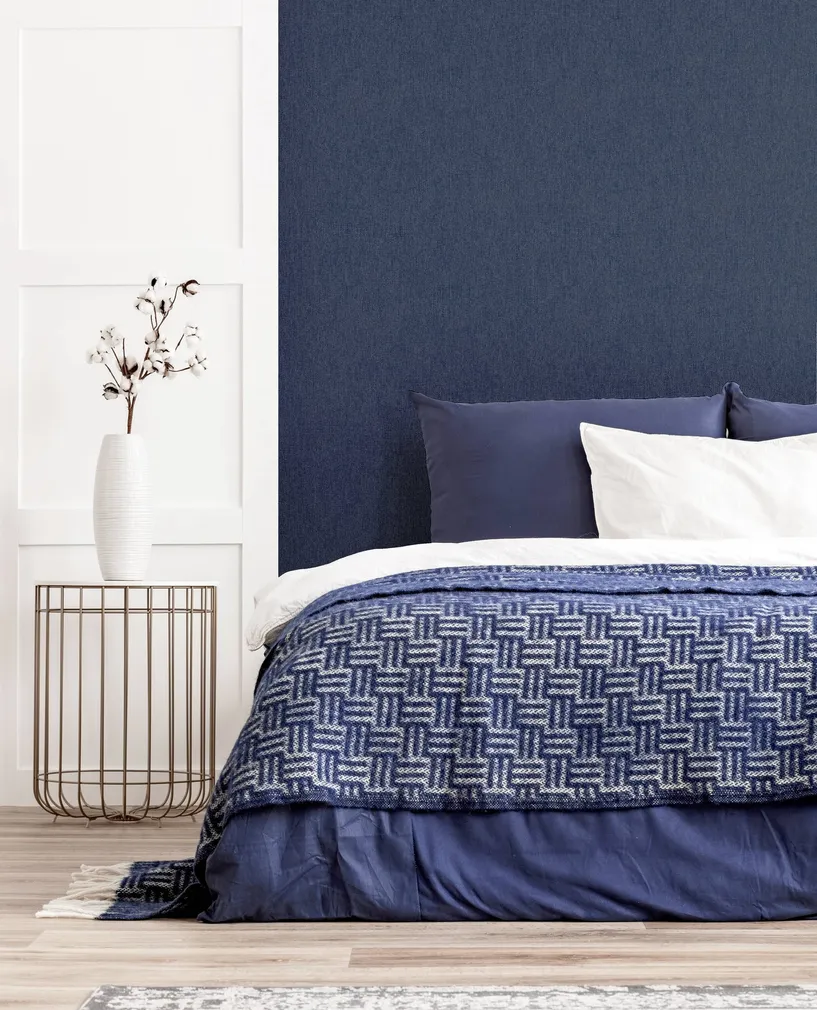 TAPEET ARTHOUSE FABRIC TEXTURE NAVY 0,53X10,05M