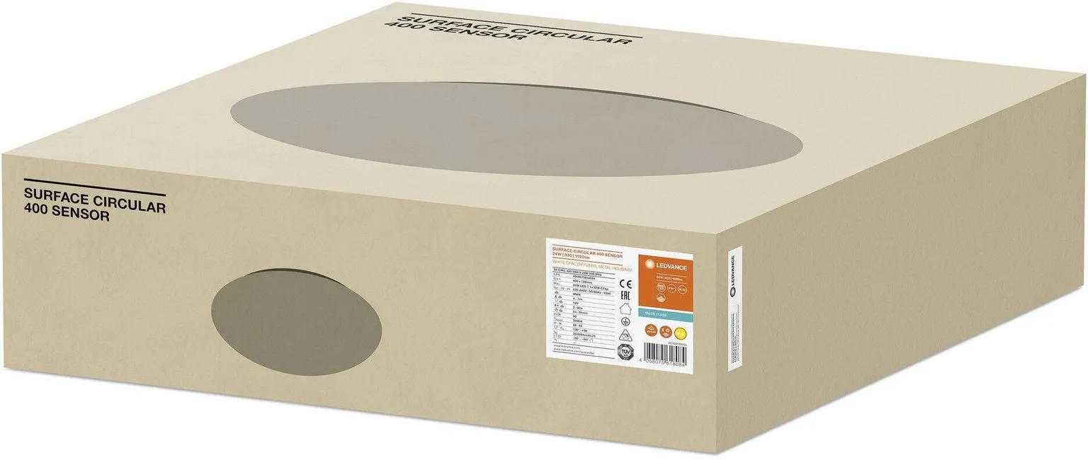 PLAFOON LEDVANCE CIRCULAR 400 SENSOR 24W LED 830 IP44