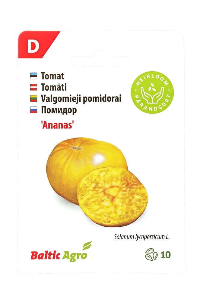 SEEMNED BALTIC AGRO TOMAT "ANANAS" 10 SEEMET