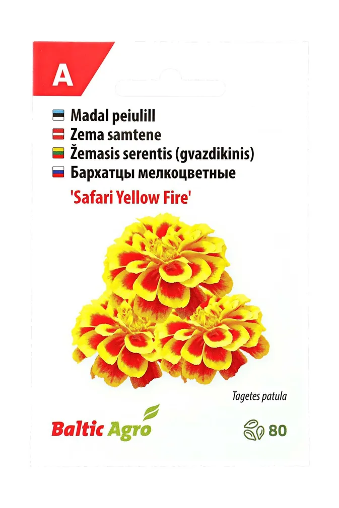 SEEMNED BALTIC AGRO PEIULILL 'SAFARI YELLOW FIRE', 80S