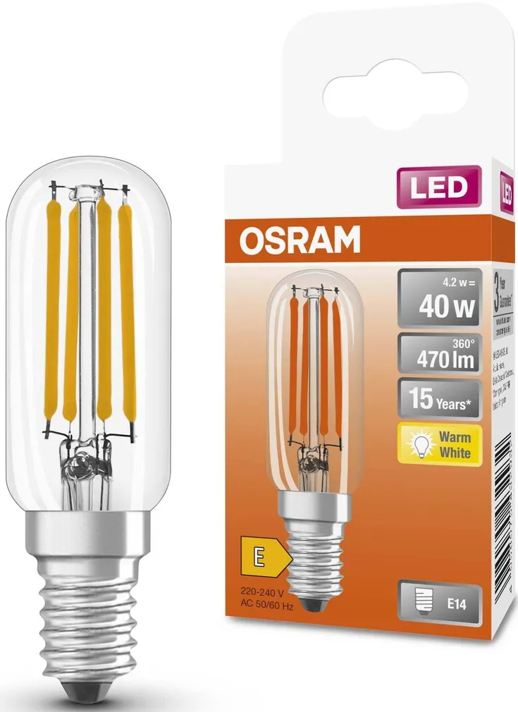 LED LAMP OSRAM 4W T26 E14 470LM 2700K 