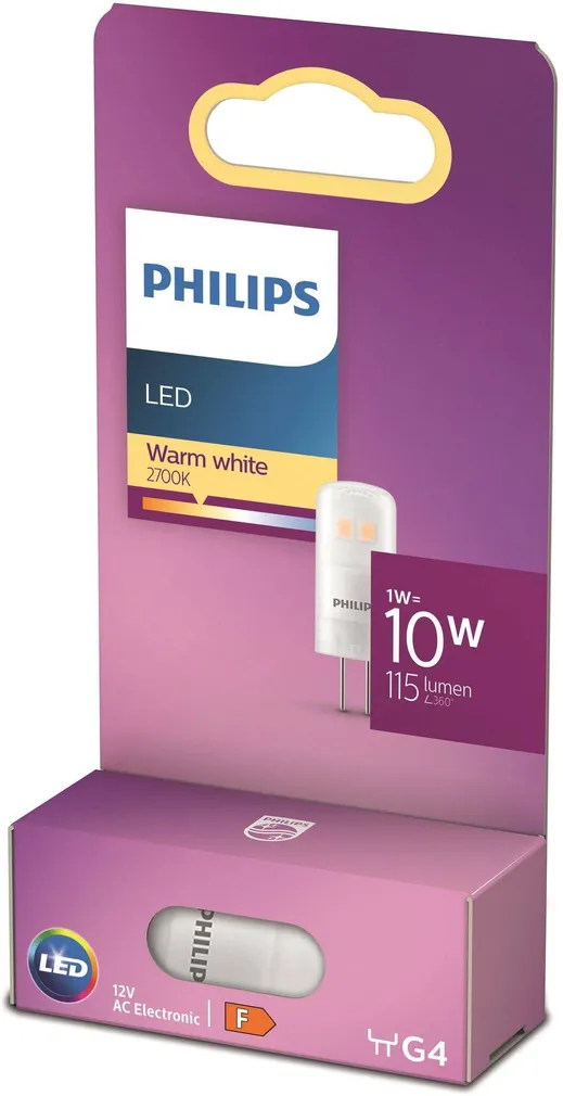 LED LAMP PHILIPS 1W G4 2700K 115LM