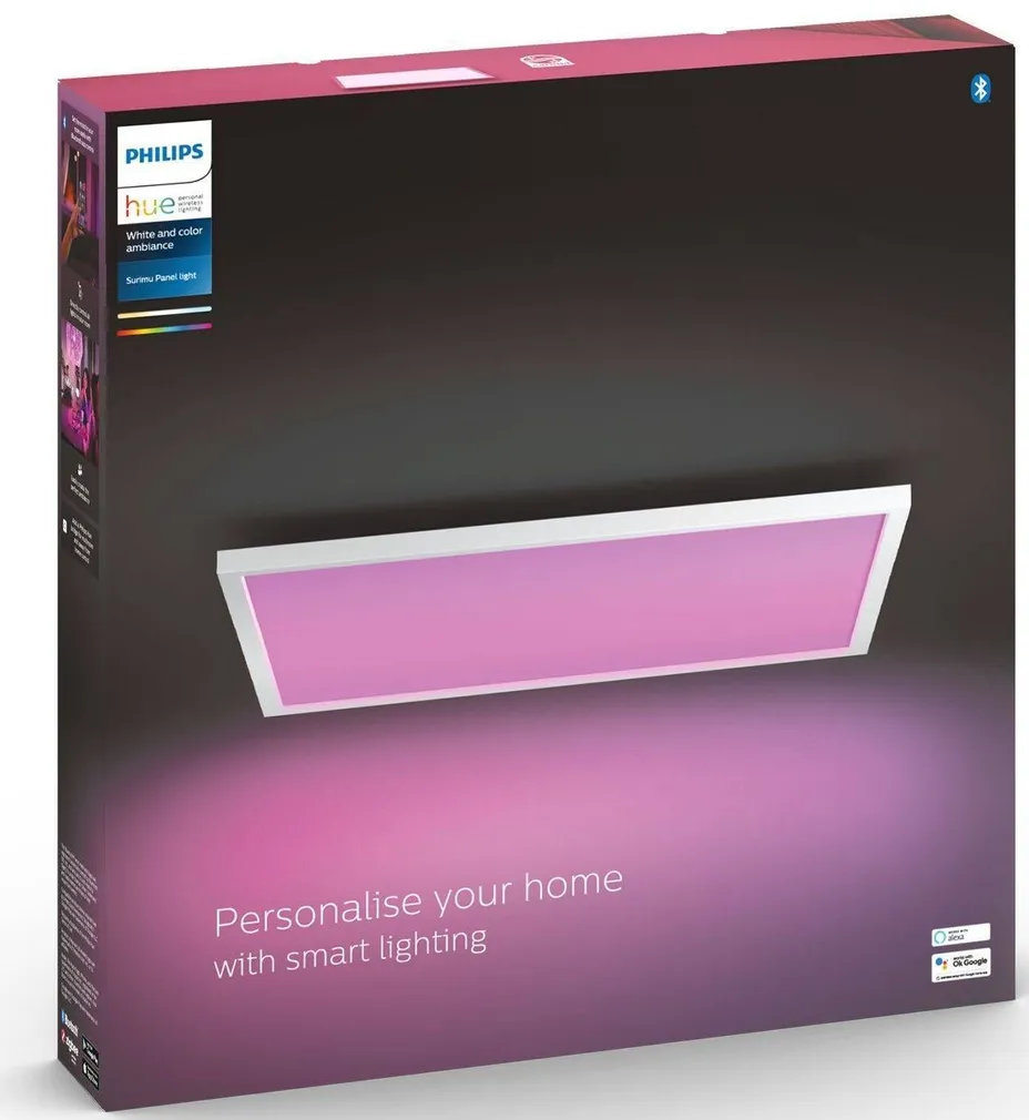 PANEELVALGUSTI PHILIPS HUE SURIMU 60W 4200LM 200-6500K+RGB HUE RUUT