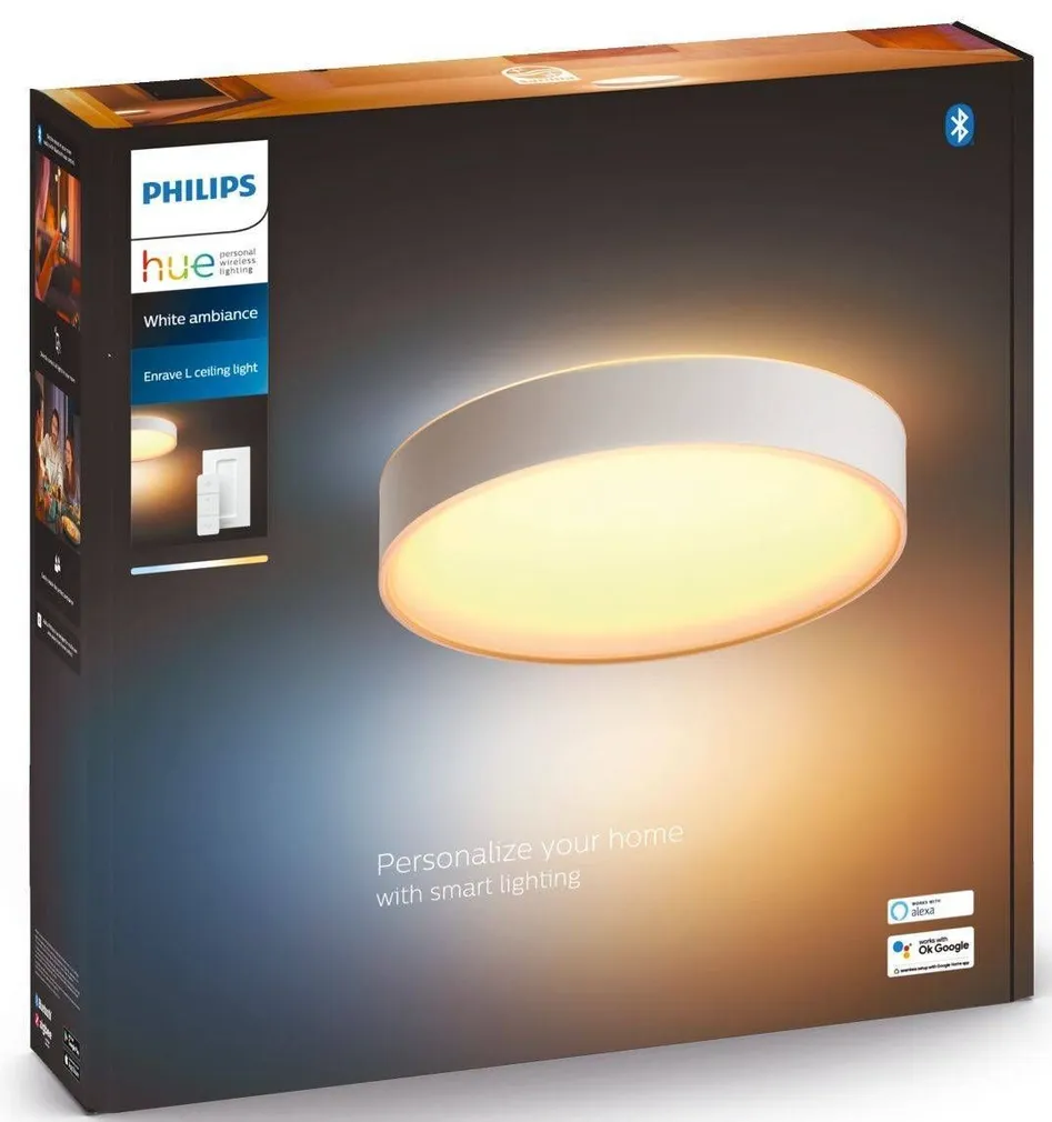 LAELAMP PHILIPS HUE ENRAVE L 33,5W 4300LM 2200-6500K HUE VALGE